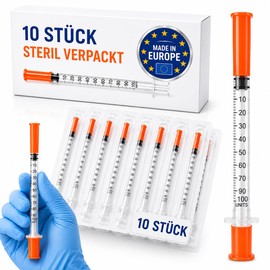 0.5ml/cc Plastic Tube 30G (0.3 x 8 mm), Multi-Purpose Measuring Tools, Lab Accessories, Individually Packed (30G x 5/16") (10)
