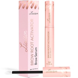 Liaison Cejas Bond Cejas Crecimiento Suero – Natural Peptide Brow Boost & Enhancer para cejas más largas, más completas y gruesas – Vegano, libre de crueldad, sin parabenos y sin talco – Fórmula libre de irritación