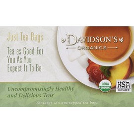 Davidson's Organics, Sencha, 100-count Unwrapped Tea Bags