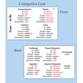 101 Spanish Verb Flashcards:  Conjugations