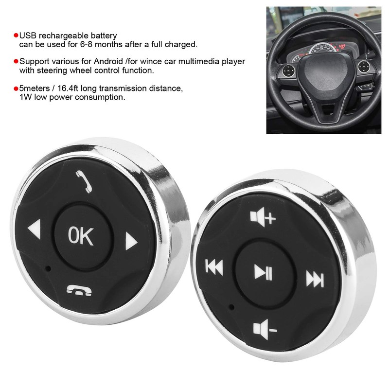 Acouto Steering Wheel Controls for aftermarket Radio, Steering Wheel Switch