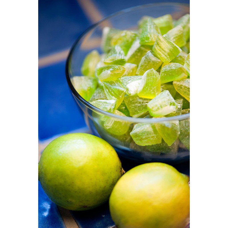 Butterfields Candy - Gourmet, Old-Fashioned KEY LIME Buds Hard Candy,