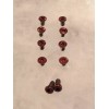 TORX Translucent RED Screws Set For Benchmade Bugout 535 &