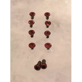 TORX Translucent RED Screws Set For Benchmade Bugout 535 & Bailout 537 Knife - 10pcs