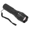Small LED Flashlight Single Mode Retractable Focusing Waterproof Green Light