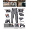 Hiwise Men's Ripstop Tactical Pants Water Resistant Stretch Cargo Pants