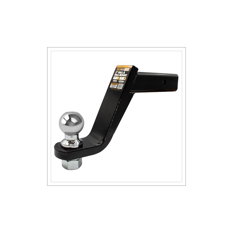 GusHill USA GH45064 Trailer Hitch Mount with 2-Inch Ball &