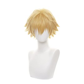 LVMEY Denge Cosplay Wig, Chainsawman Cosplay Wig, Heat Resistant Wig, For Disguise, Wig Net Included, Wig, Cosplay Costume, Halloween, Christmas, Cultural Festival, Costume Accessory