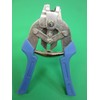 Spring loaded hog ring pliers with 600 galvanized rings for