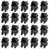 OTOTEC 20PCS Cable Tie Mounts 15x10.8x3mm Plastic Zip Tie Bases