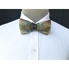 Cloud Rack Natural Handmade Feather Bow Tie Gray