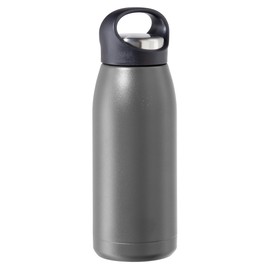 Oggi Freestyle Stainless Steel Insulated Water Bottle- Double Wall Vacuum Insulated, Travel Thermos, 17oz(500ml), Charcoal