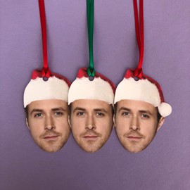 Ryan Gosling Holiday Gift Tags