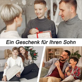 FANCIBAND Gift for Son Men's Bracelet Silver Figaro 925 Bracelet Boy Son Gifts Birthday Christmas Gift Anniversary Graduation Adjustable Size 0-4 cm, Silver, Not applicable