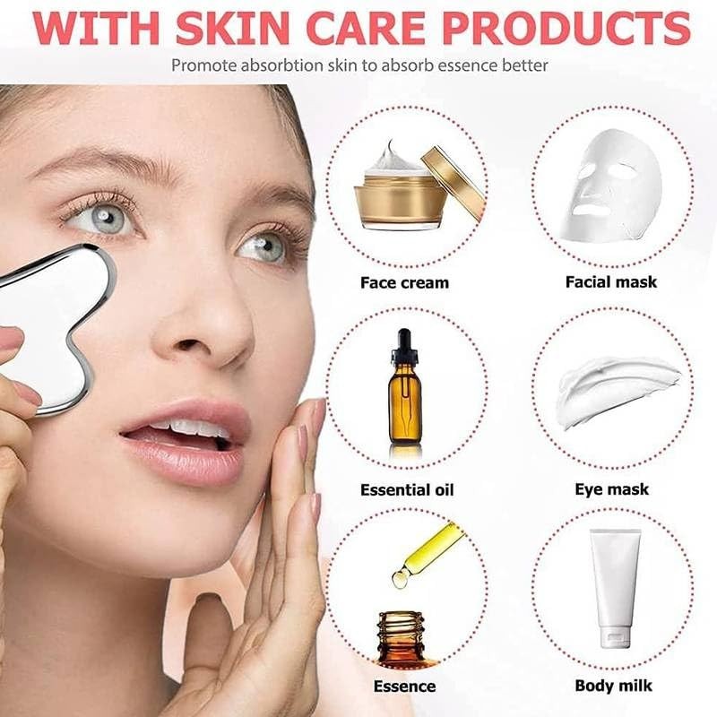 Juego de compresión facial de tres piezas con rodillo de