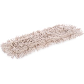 Carlisle 364752400 Flo-Pac Cotton Tie Back Dust Mop, 24" Length x 5" Width (Pack of 12)