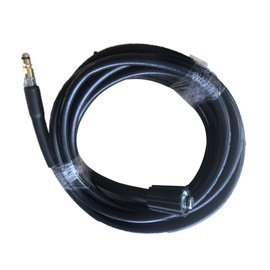 Eacam 6m/10m High Pressure Water Cleaning Hose, Black, Alloy Steel, Partially Compatible with Karcher K2 K3 K4 K5, Quick Connection, M22 Thread Inlet, High Durability, Cold Water Only, 1 Hose