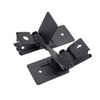 Wall Clips Matte Black for Hanging Rugs and Animal Hides