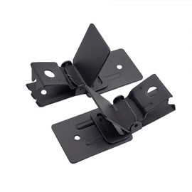 Wall Clips Matte Black for Hanging Rugs and Animal Hides (Pack of 6) Rug Grippers/Clips/Hangers