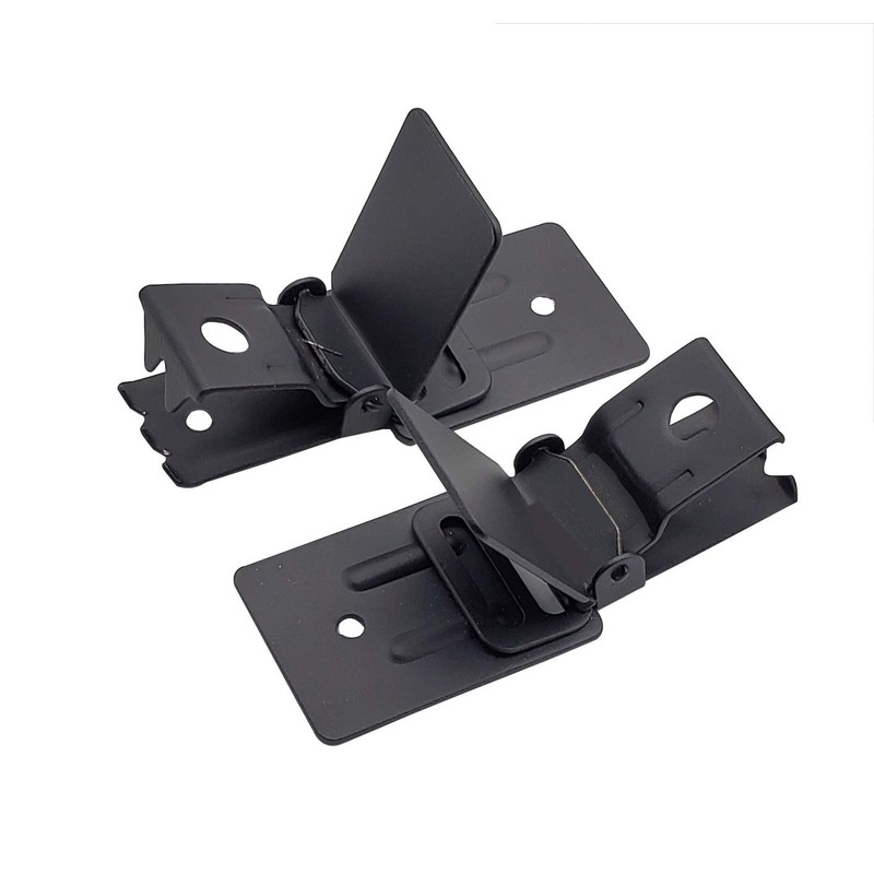 Wall Clips Matte Black for Hanging Rugs and Animal Hides