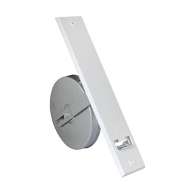 jarolift Transmission Belt Winder with Plastic Cover Plate Hole Spacing 260mm for Roller Shutter Straps up to 23mm Wide White