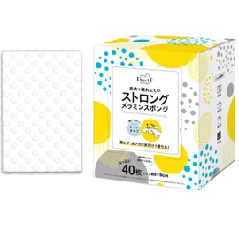 PlusUp Strong Melamine Sponge, Sheet Type, 40 Sheets