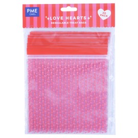 PME Valentine's Day 20 Party Bags - Love Hearts Square