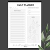 NIKITA Daily Planner Pad - A5 Undated To Do List