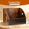WHEARTED Extra Large Magazine Rack Floor, Farmhouse Magazine Holder,Magazine Storage