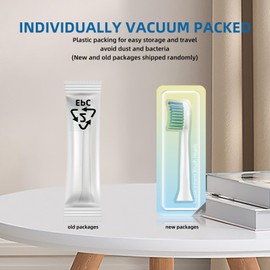 Toolsy 10 Pack Toothbrush Replacement Heads Compatible with 7am2m AM101/AM105 Sonic Electric Toothbrush, 10 Count (Soft-White)