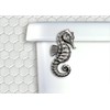 Seahorse Toilet Flush Handle-Front Mount in Satin Pewter Finish