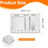 HARFINGTON 3pcs High Precision SEC Size Estimation Chart 83x58mm 0.16mm