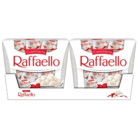 Raffaello, Bulk 6 Pack, 15 Count, Premium Gourmet White Almond, Cream and Coconut, 5.3 oz Each