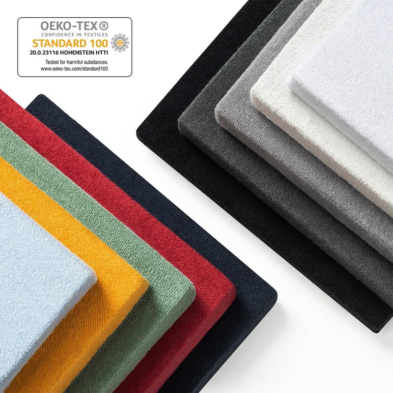 Blumtal Terry Fitted Sheet 90 x 200 cm – Cosy,