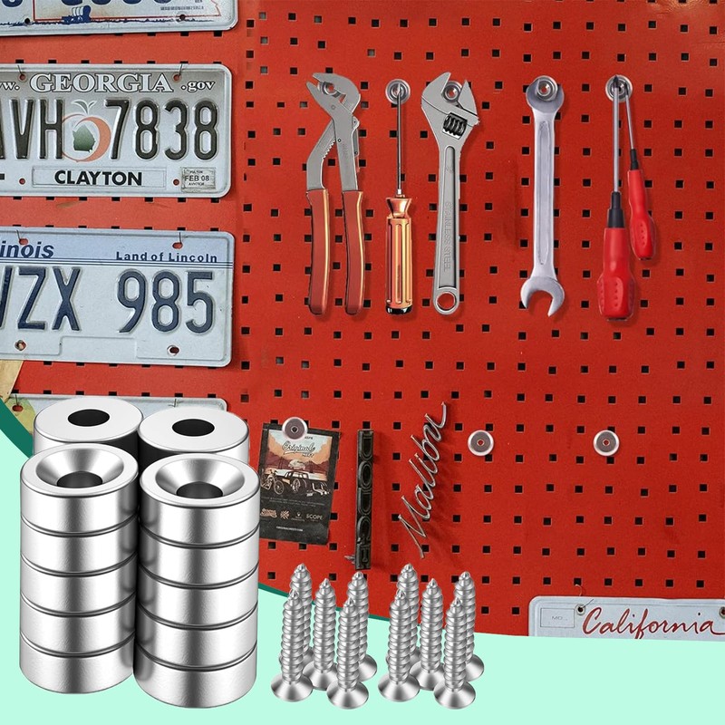 Neodymium Magnets, Extra Strong, Multifunctional Countersunk Head Round Magnet Pot