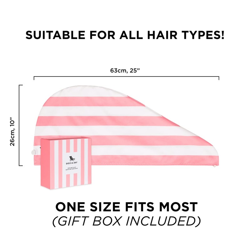 Dock & Bay Turban Hair Towel - For Home &
