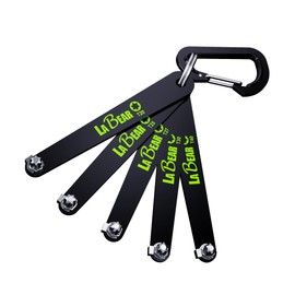 LABEAR- Low profile torx set, Low profile torx, TORX 5-Piece Ultra Low Profile Offset Screwdriver Set, Star, 90 Degree Straight Slim Plate For Tight Area, T20, T25, T27, T30 & T40, EDC Screwdriver