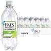 Hal's New York Seltzer Water, Lime Sparkling Water, 20 Fl