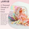JIRIS 1000pcs Mini Hair Rubber Bands, Soft & Durable Plastic