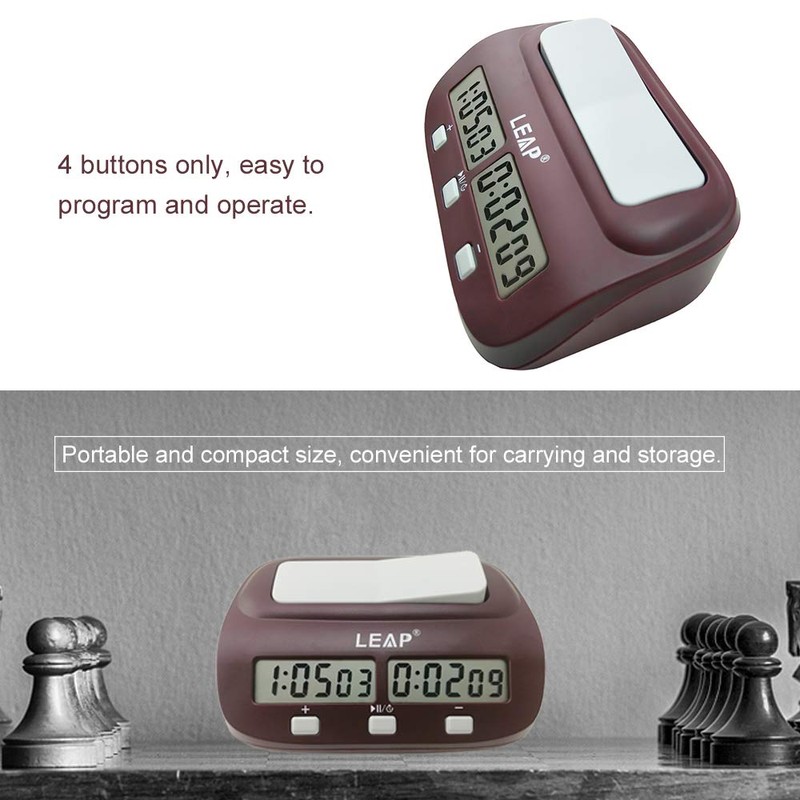 Chess Clock, Eacam Professional Digital Chess Clock, Count Down Chess
