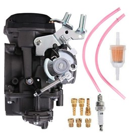 Black Carburetor for Sportster 1200 XLH1200 Sportster 883 XL883 / Softail 1988-2017 / Dyna FXR FXD 1988-2016 / Touring 1988-2016 / Sportster 1998-2016 Replacement 27490-04 (Carburetor Only)