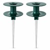 Garden Hose Guide Spikes for Yard Use – 2-Piece ABS