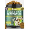 YOTANGO Flea and Tick Prevention for Dogs Chews, 200 Soft