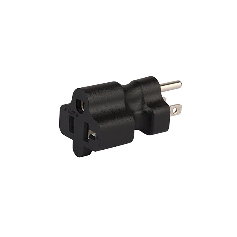 Strhowill Nema 5-15P to 5-15R/5-20R AC Power Adapter 15 Amp