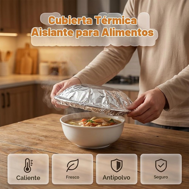 Cubierta De Aislamiento Térmico De Papel De Aluminio Para Cocina,