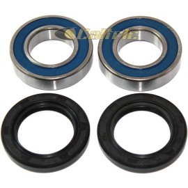 Caltric Rear Wheel Ball Bearing And Seals Kit for Suzuki LT-A50 Quadsport 50 02-04
