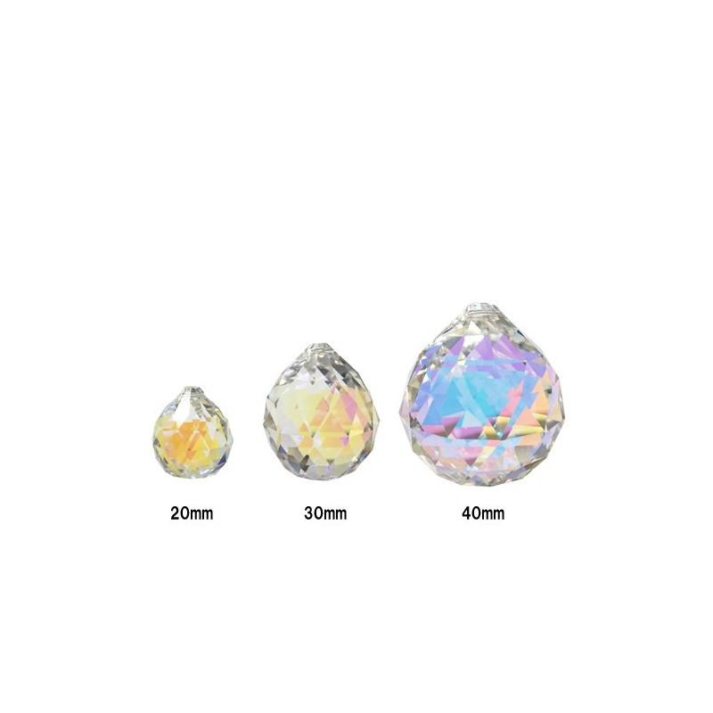 [Asfour by] Crystal Ball 40 mm "Aurora" Pack of 4
