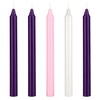 Mega Candles 5 pcs Unscented Christmas Advent Candles Set, Hand