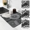 LuxStep Dish Drying Mat Super Absorbent Kitchen Counter Mat Rubber