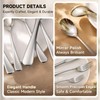 20 Piece Silverware Set for 4, Stainless Steel Flatware Utensil